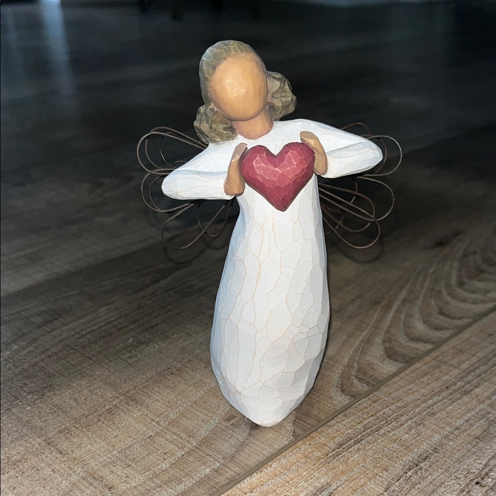 Willow Tree “With Love” Angel Figurine with Heart